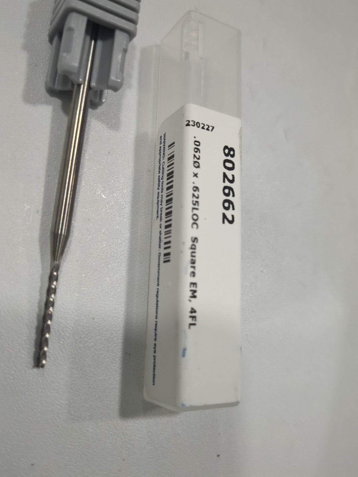 HARVEY TOOL Square End Mill 1/16"Dia 4 Fl Solid Carbide 802662