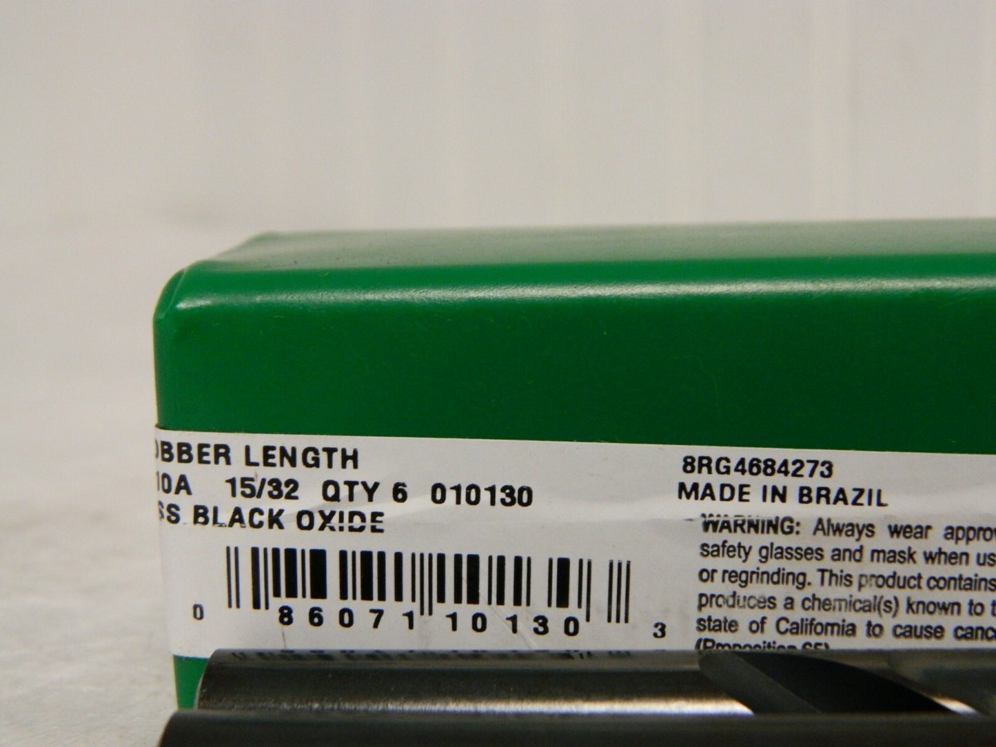 Precision Twist Drill High Speed Steel Jobber Drill 15/32" 118° Qty 6 01013