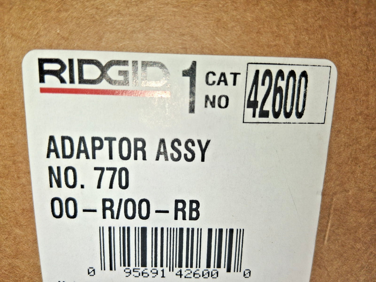 Ridgid Die Adapters Die Head Compatibility 00-R 00-RB Steel 42600