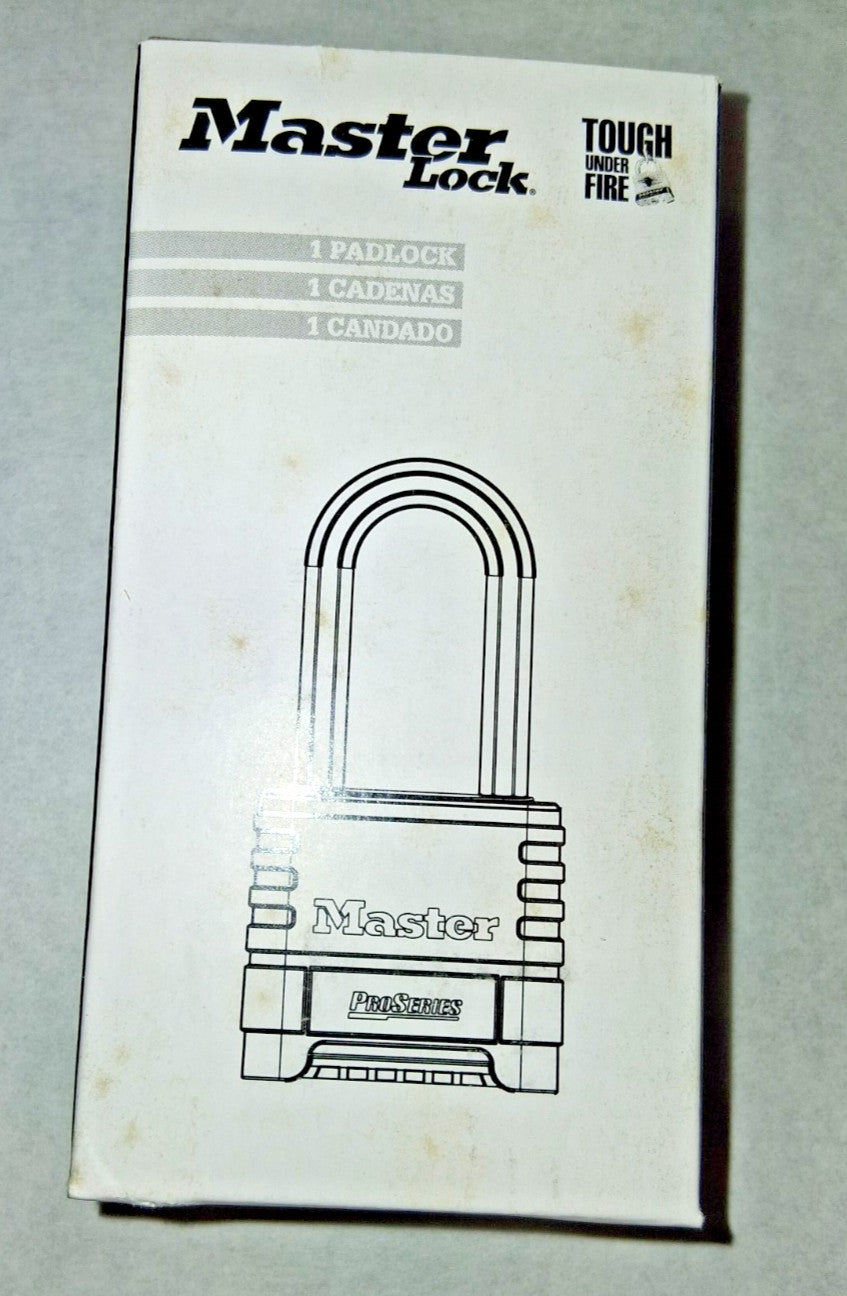 Master Lock Combination Lock 2" H 2-1/4" W 1175LHSS