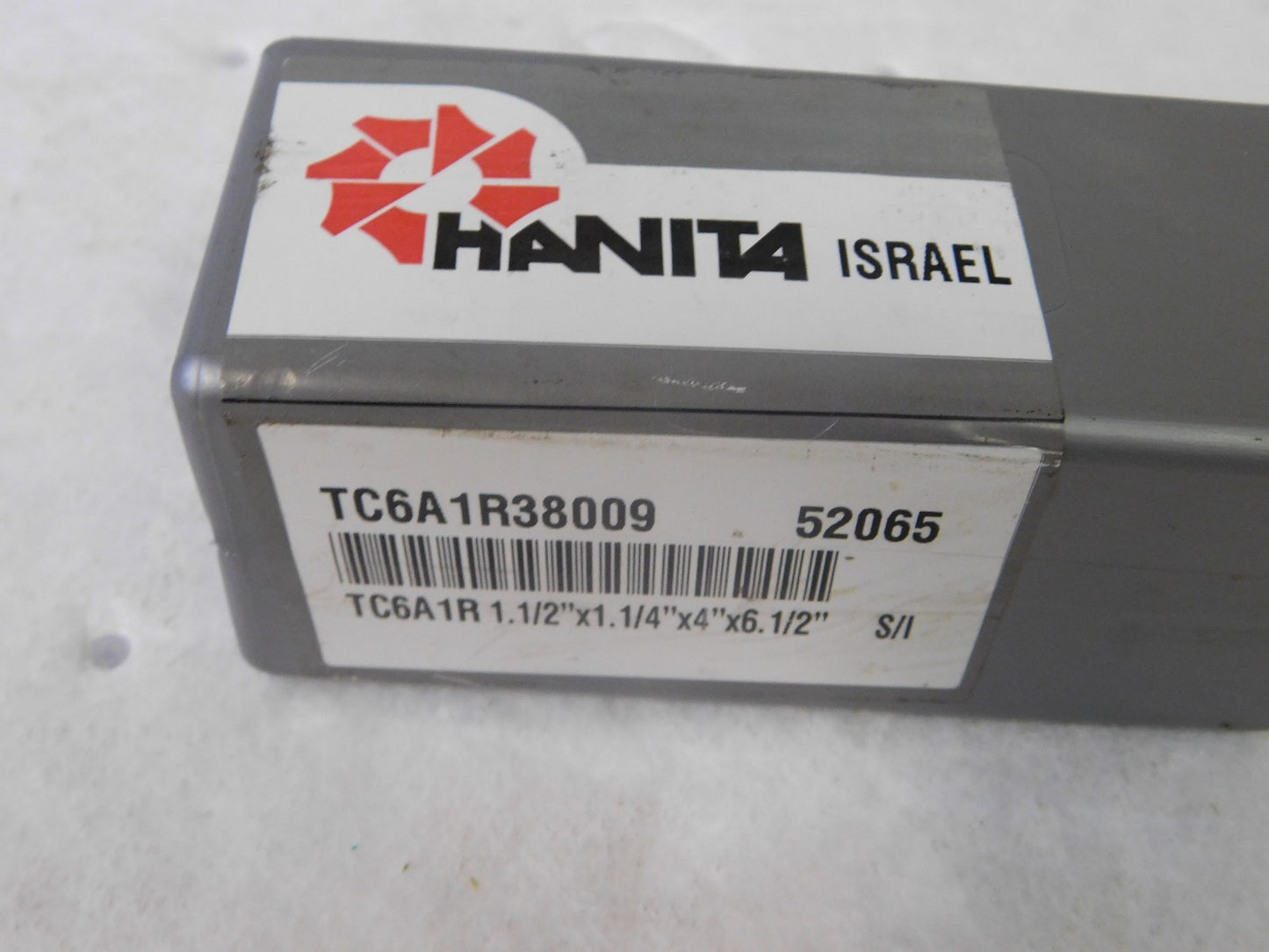 Hanita Cobalt Roughing End Mill 1-1/2 Dia 4 LOC 3Fl 6.5 OAL 52065 TC6A1R38009
