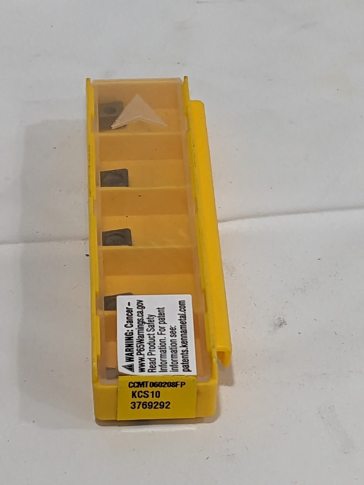 KENNAMETAL Turning Insert: CCMT2152FP KCU10, Carbide Qty 5 3769292