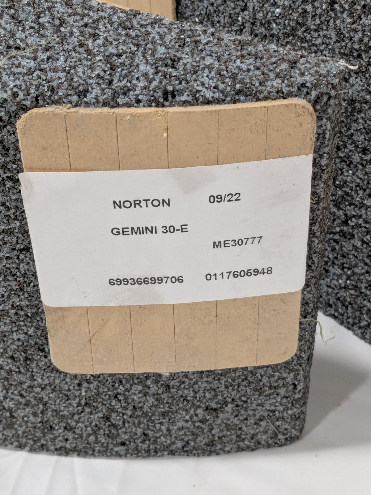 NORTON 11.25X6" GEMINI30E GEMINI GRINDING SEGMENT Qty 2 69936699706
