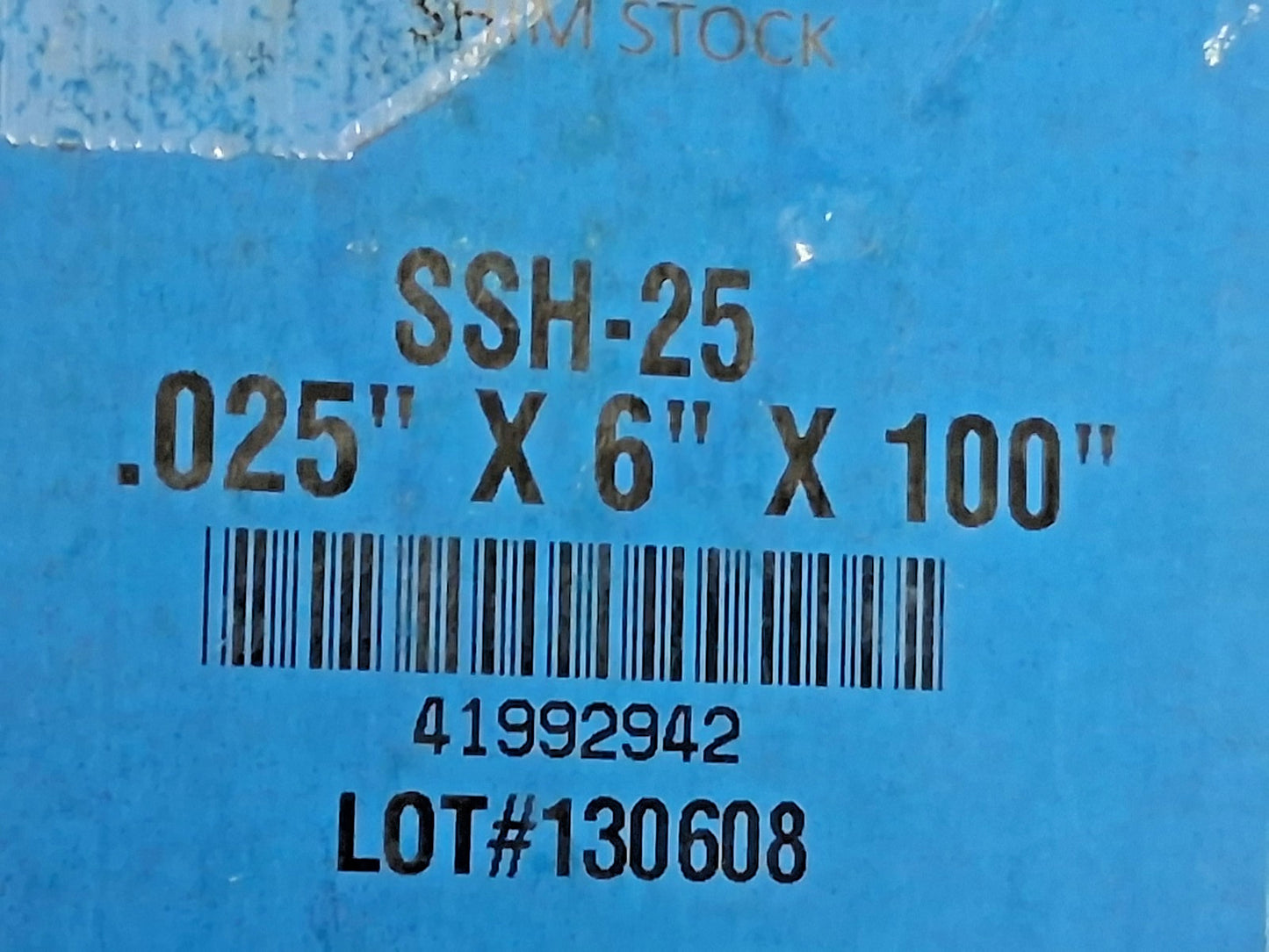 Trinity Brand Stainless Steel Industries Metal Shim Stock Roll 41992942