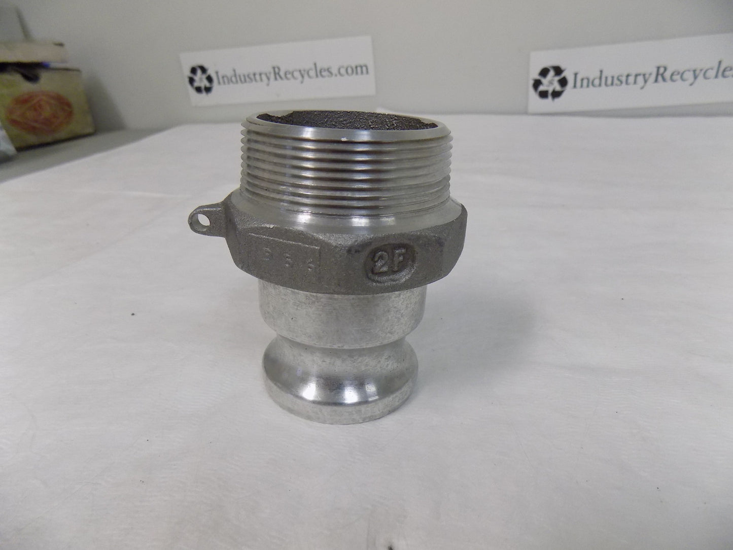 Ever-Tite Aluminum Male Coupling Adapter 1-1/2" Coupler x 2" NPT Thread 31520FAL