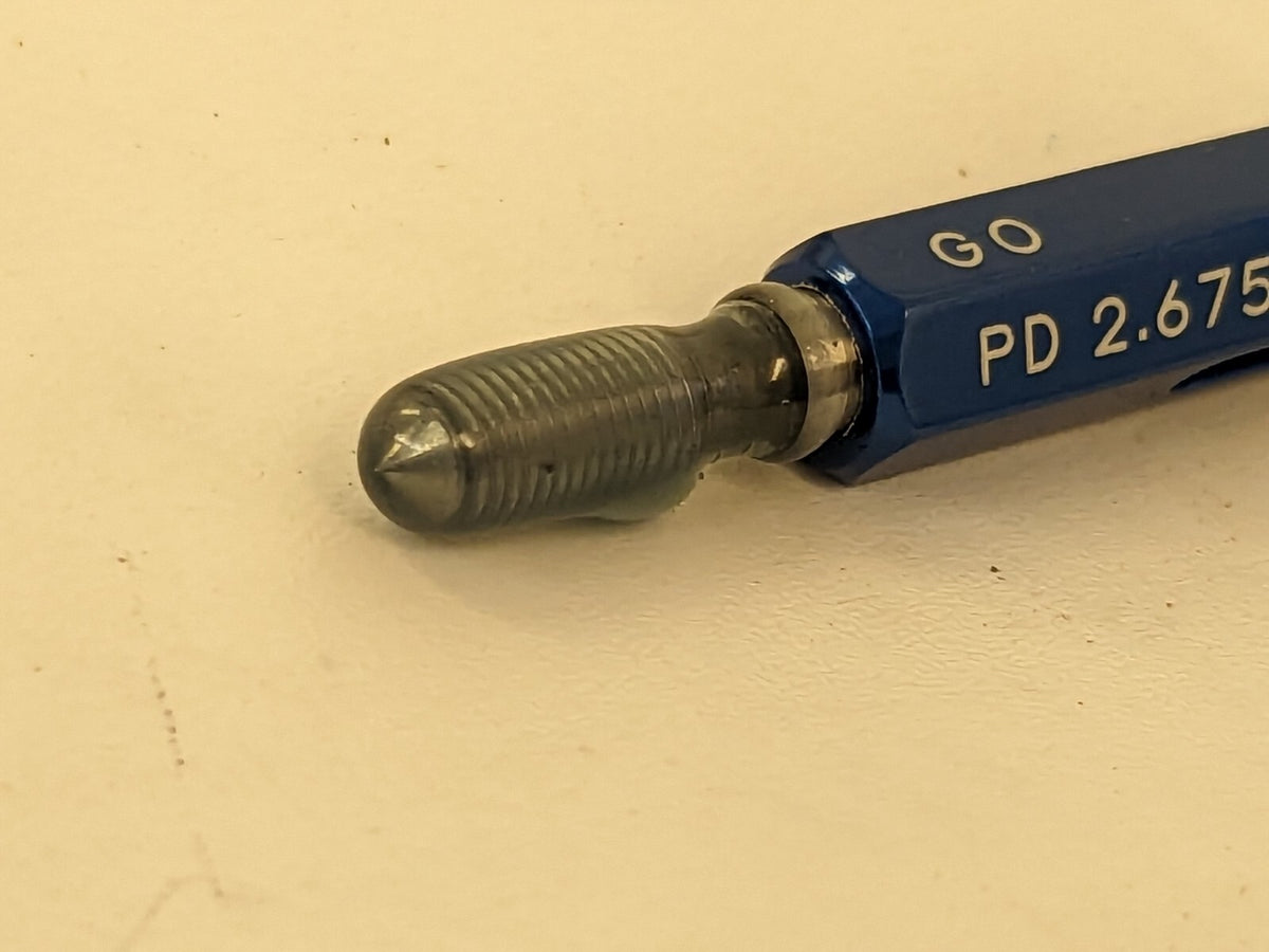 OSG Plug Thread Gage: M3x0.50 Thread 6H Class Double End 1500200100LF
