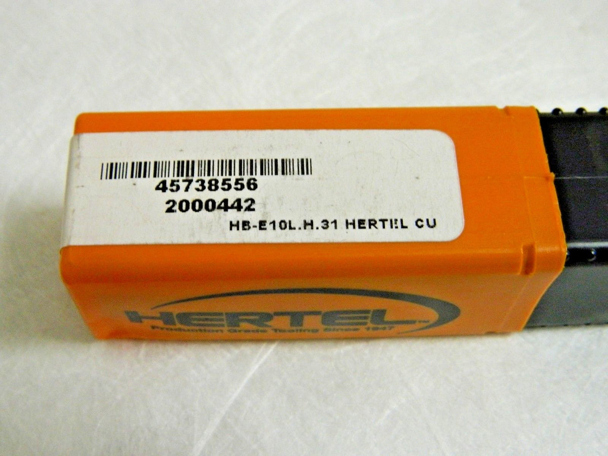 Hertel Indexable Cutoff Toolholder 5/8" x 5/8" x 4" HB-E10L.H.31 2000442