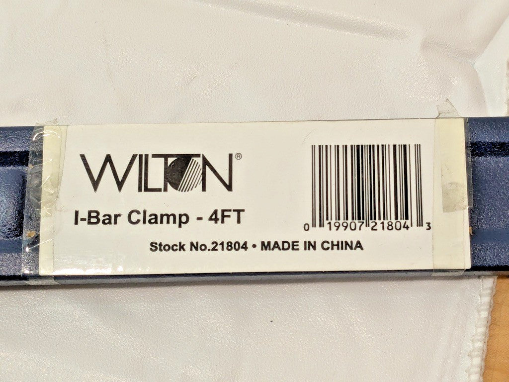 Wilton I-Bar Clamp 4Ft Jaw Opening X 1-13/16" Depth X 1-7/8" Clamp Fac