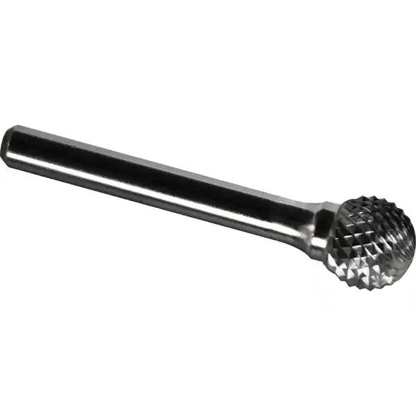 Pro 1/4" Cut Diam 1/8" Shank Diam Carbide Diamond Cut Ball Burr QTY 3