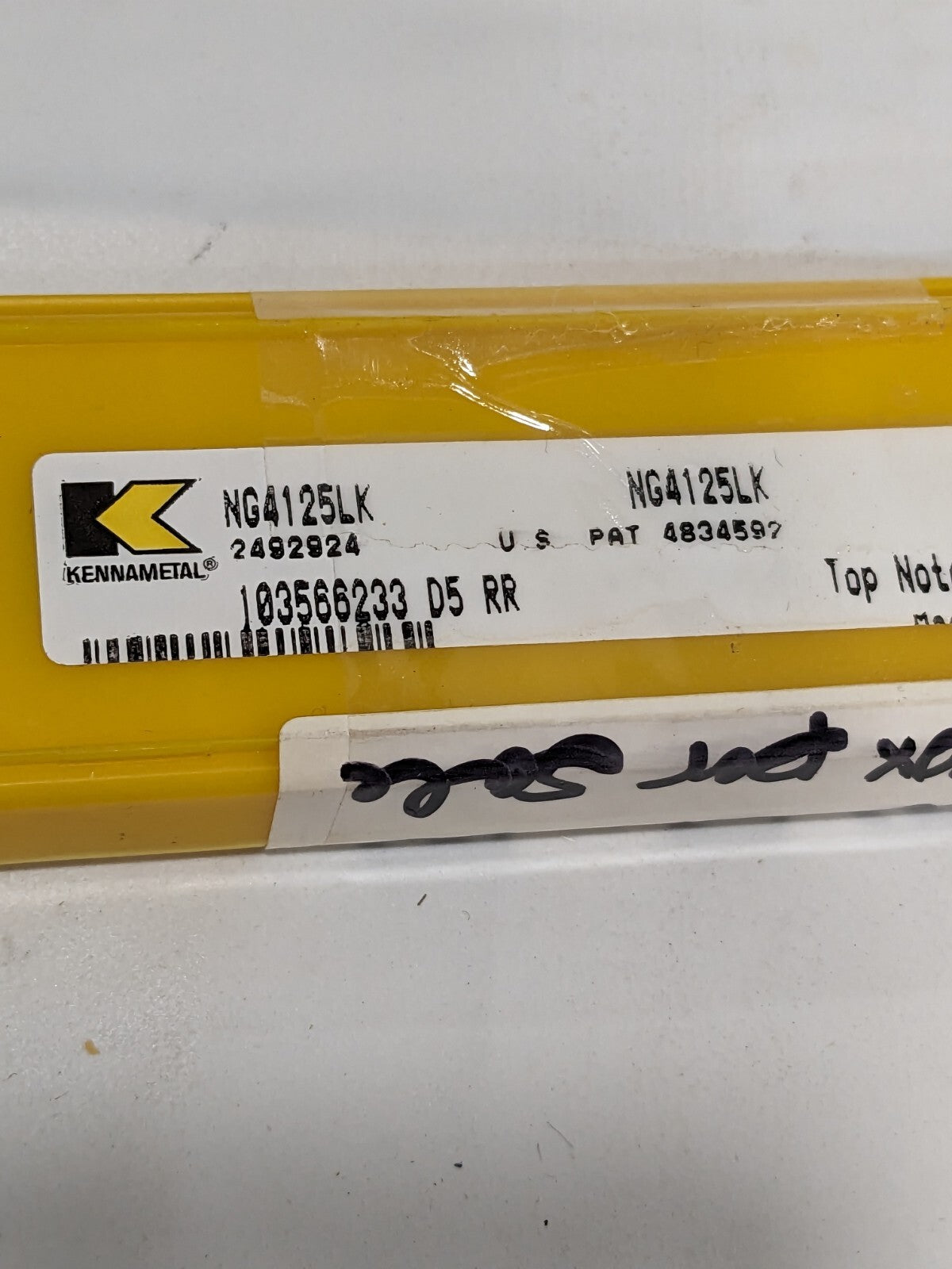 KENNAMETAL NG4125LK KU10T Carbide Grooving Insert Qty 5 2492924
