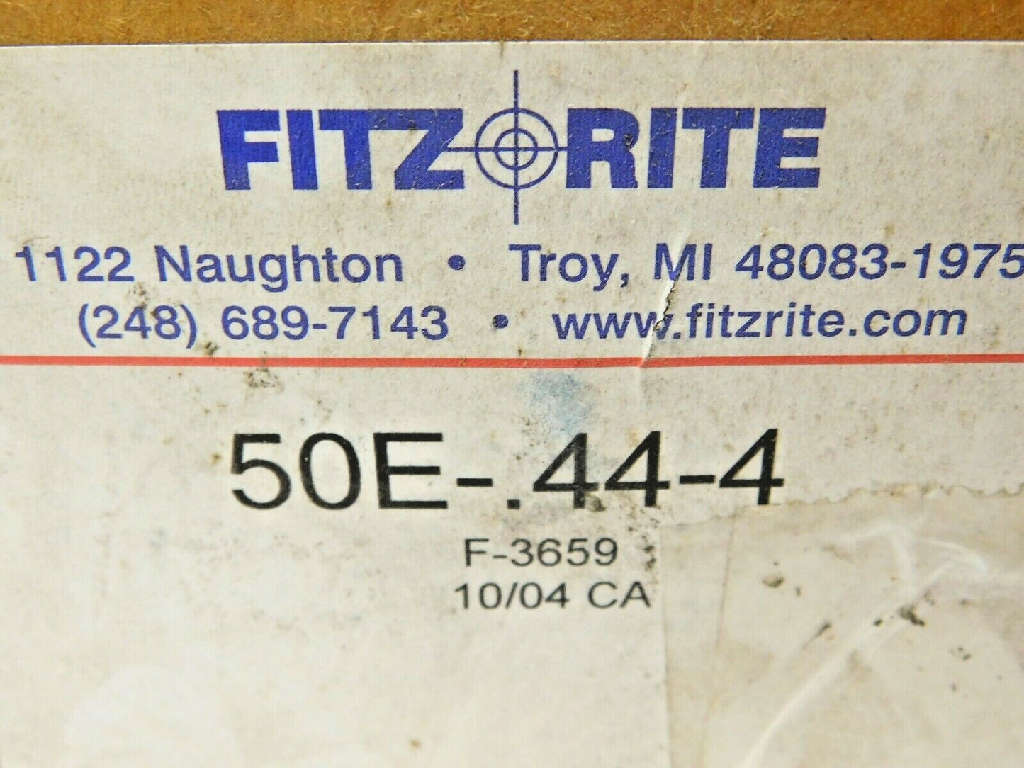 Fitz-Rite CAT50 End Mill Holder Extended Length 7/16" Hole Diam 50E-.44-4