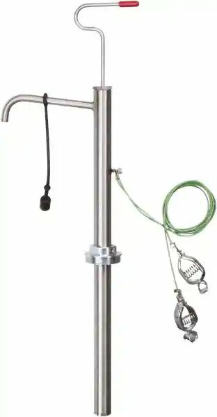 Pro-Lube Stainless Steel Hand Operated Drum/Pail Pump, 1/2" Outlet, 25"