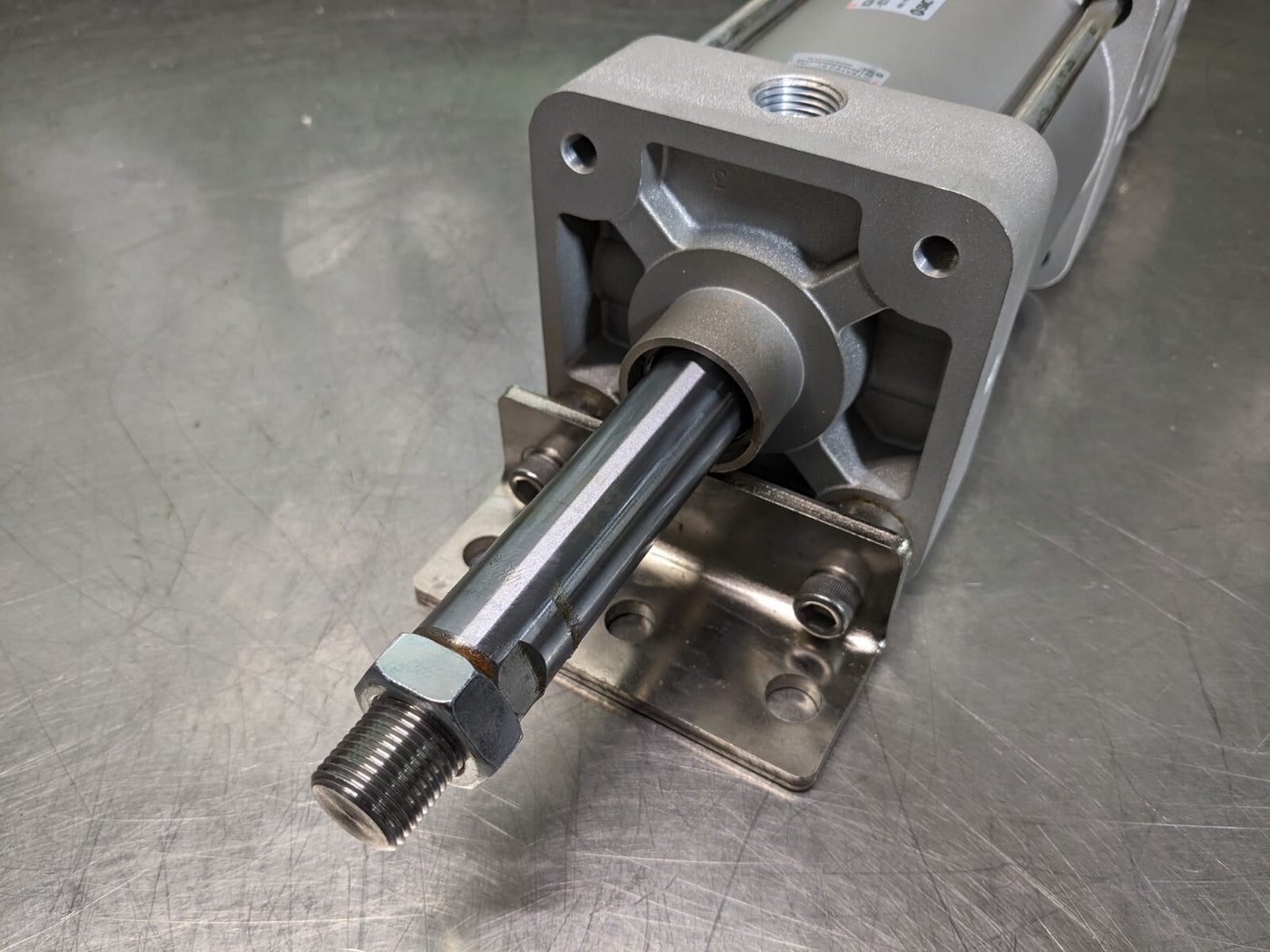 SMC Pneumatic Tie Rod Cylinder 1" Bore 250 PSI Max. NCDA1L400-0100+0200-XC11