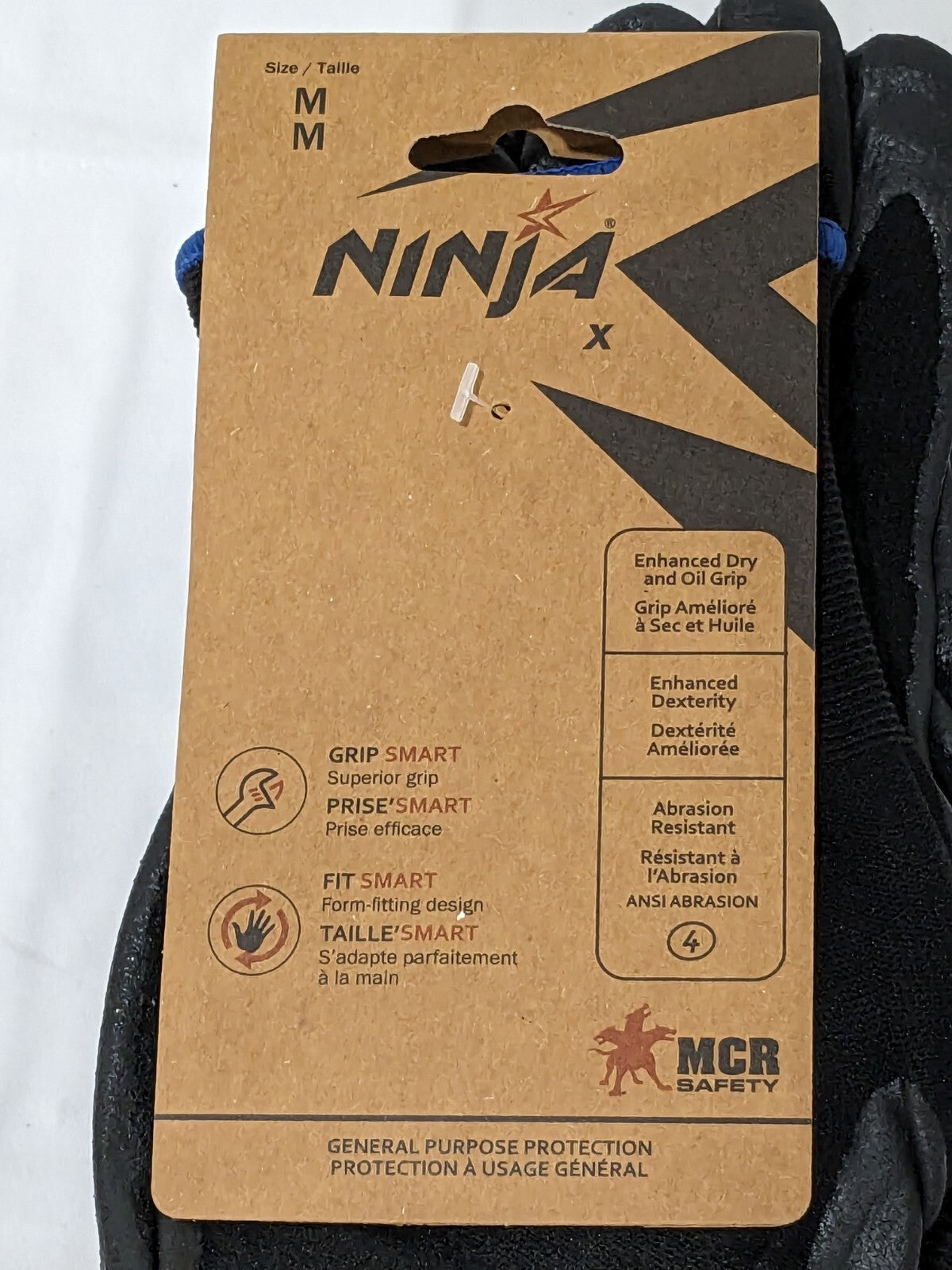MCR Nitrile Coated Nylon General Protection Work Gloves Size M QTY 10 N9674M