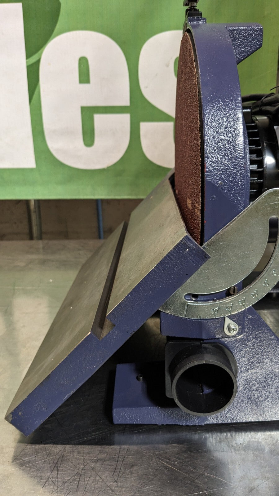 PALMGREN Bench Disc Sanding Finishing Machine 12 Disc Diameter 3/4 HP 120 V