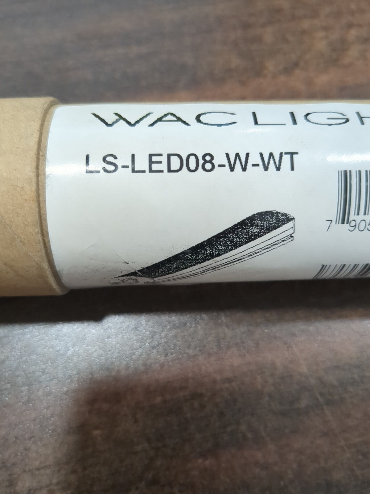 WAC Lighting 2pk of LED Strip Light Straight Edge ls-led08-w-wt