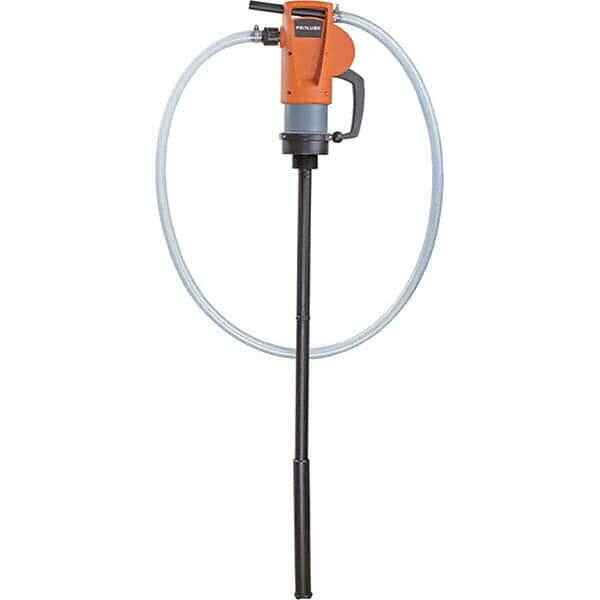 PRO-LUBE Lever Hand Pump: 1 PINT/STROKE Nitrile Butadiene Rubber & Steel PLP