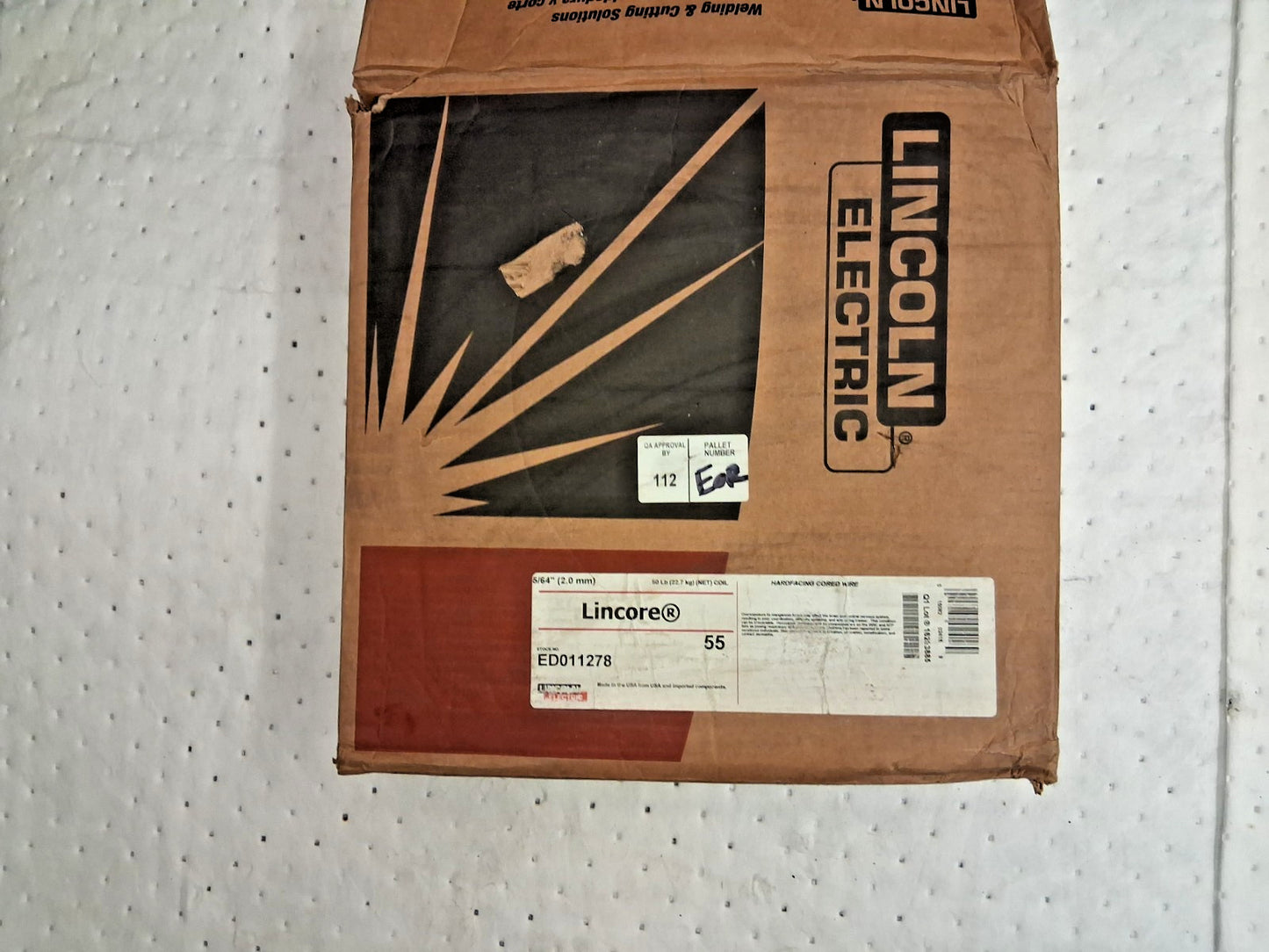 Lincoln Electric FLEETWELD PLUS COIL 5P 1/8X14 50LBS ED011278