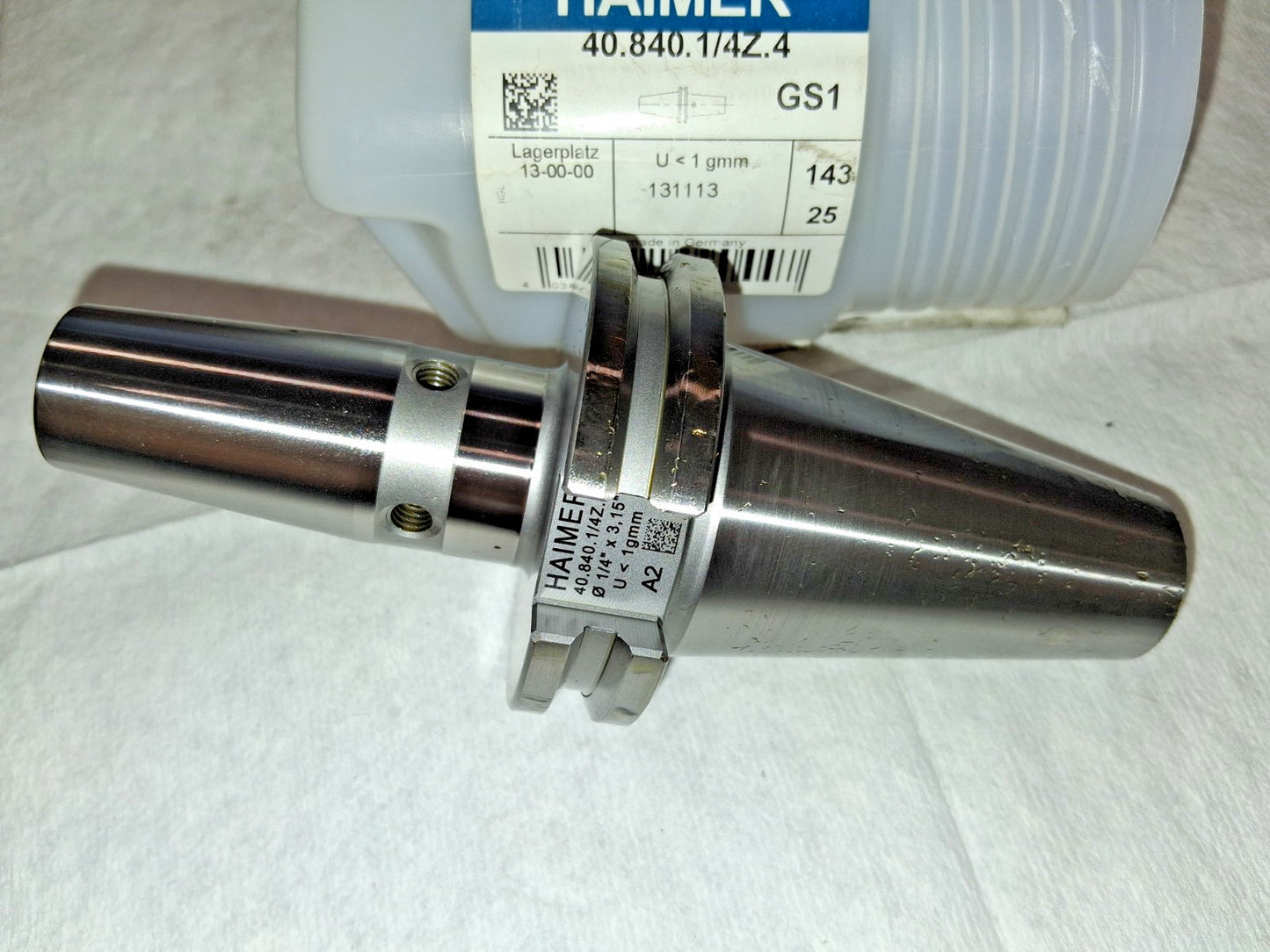 HAIMER Shrink-Fit Tool Holder & Adapter HSK63A Through Coolant A63.140.1/2Z.4