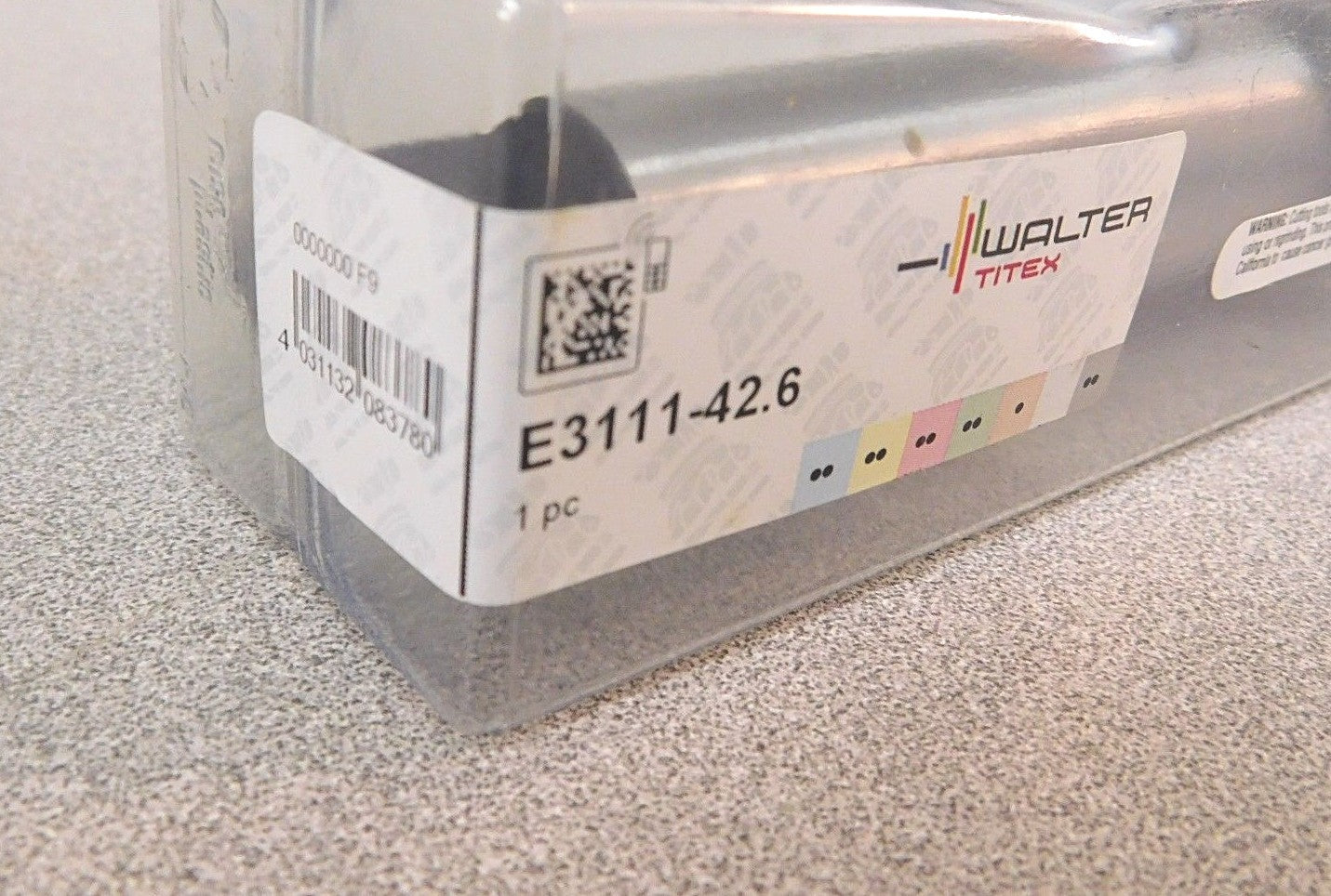 Walter-Titex Core Drill 4MT 1.6772" Dia x 14.1339" OAL 3FL E3111-42.6