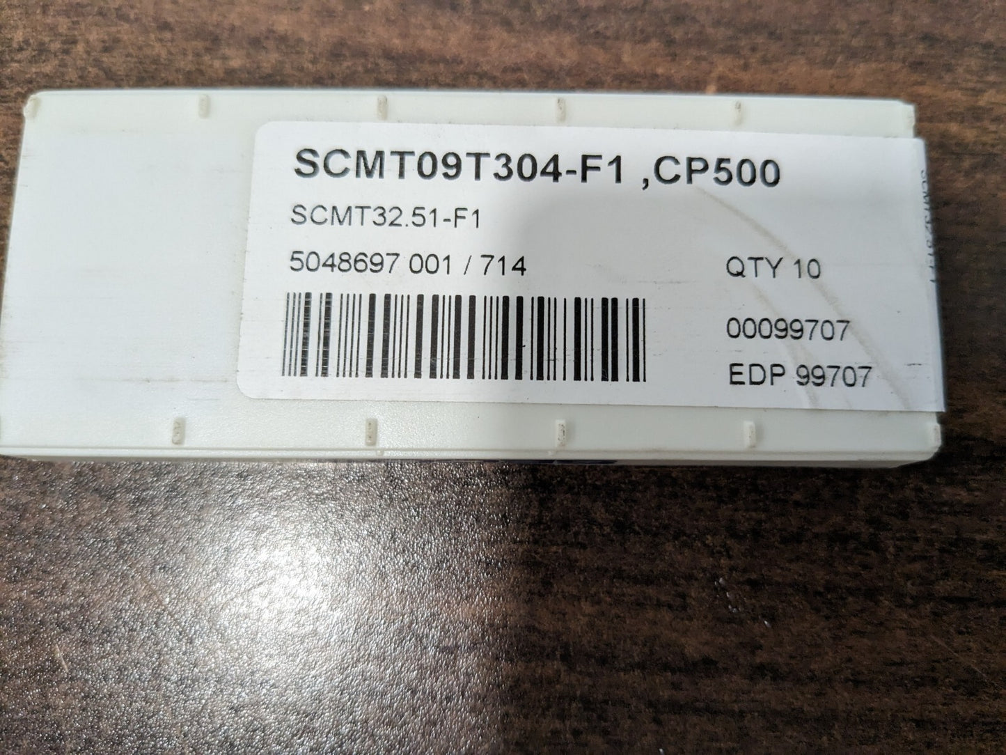SECO Turning Insert 5pk SCMT32.51-F1 CP500, Solid Carbide 00099707