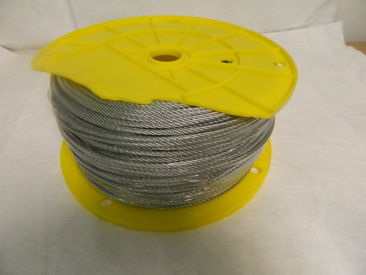 Mibro 1/8" Diam 500 Foot Aircraft Cable 340 lb Breaking Strength 503772