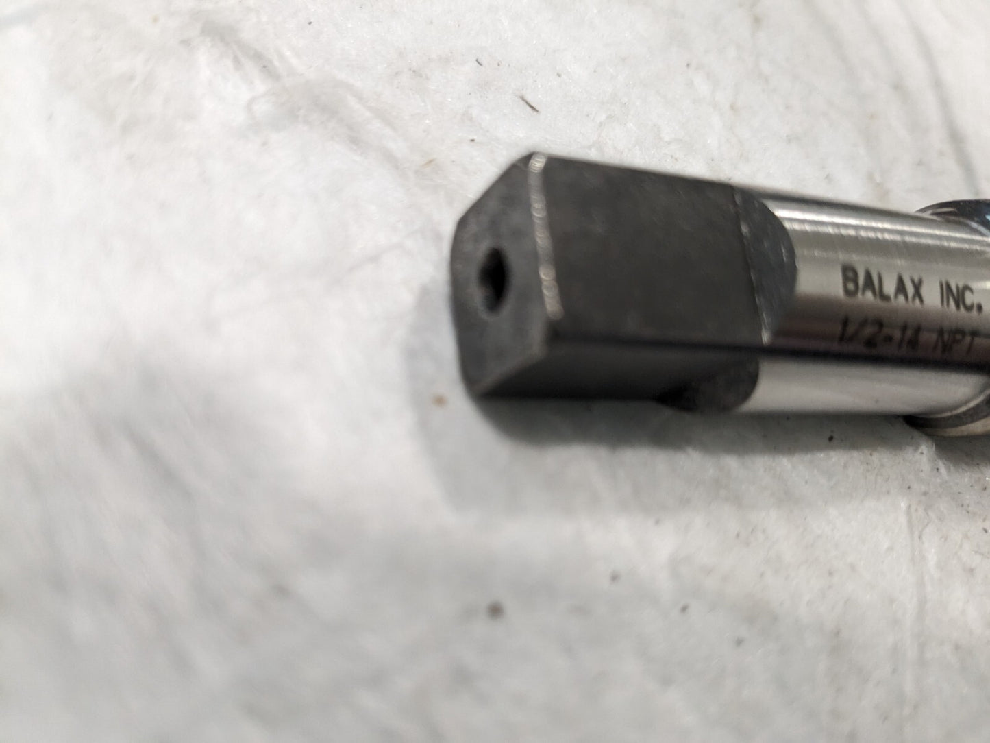 BALAX 1/2-14 NPT, Bright Finish HSS 02500-000