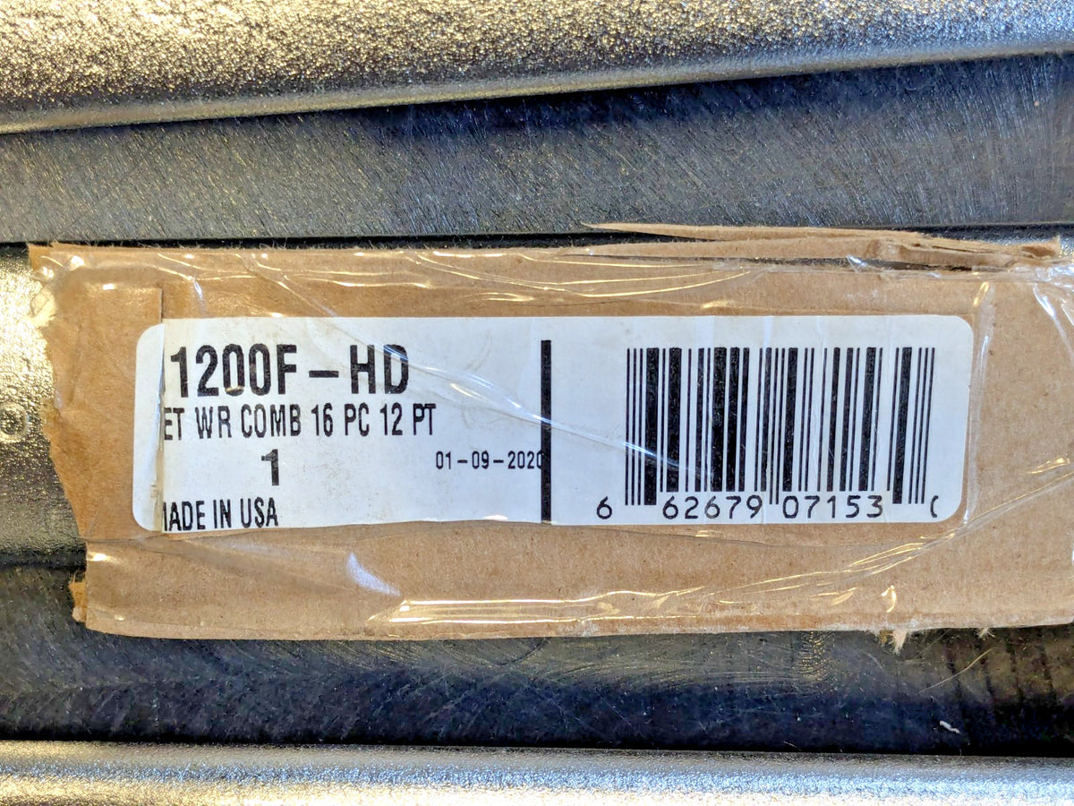 Proto 16 Piece Combination Wrench Set 1-5/16" to 2-1/2" 12PT J1200F-HD