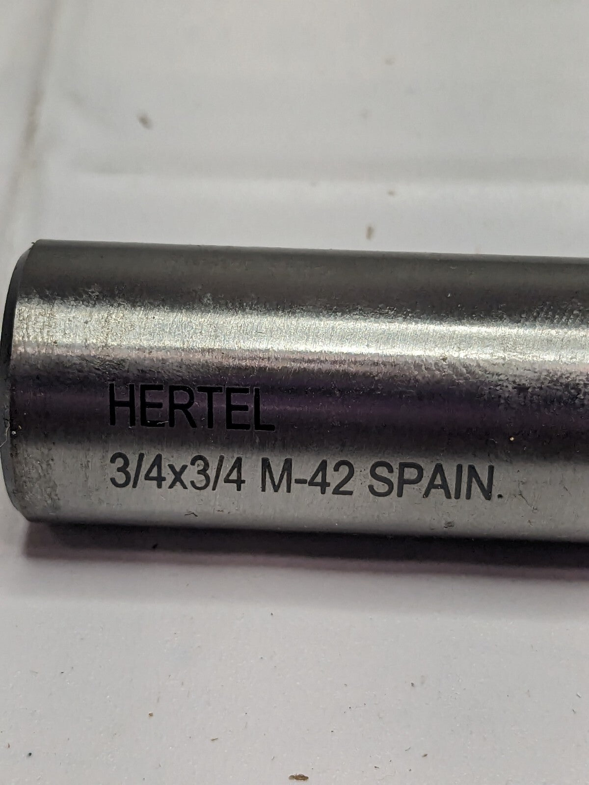 HERTEL Roughing End Mill: 3/4 Dia, 4 Flutes, M-42, 3 LOC, 5-1/4 OAL