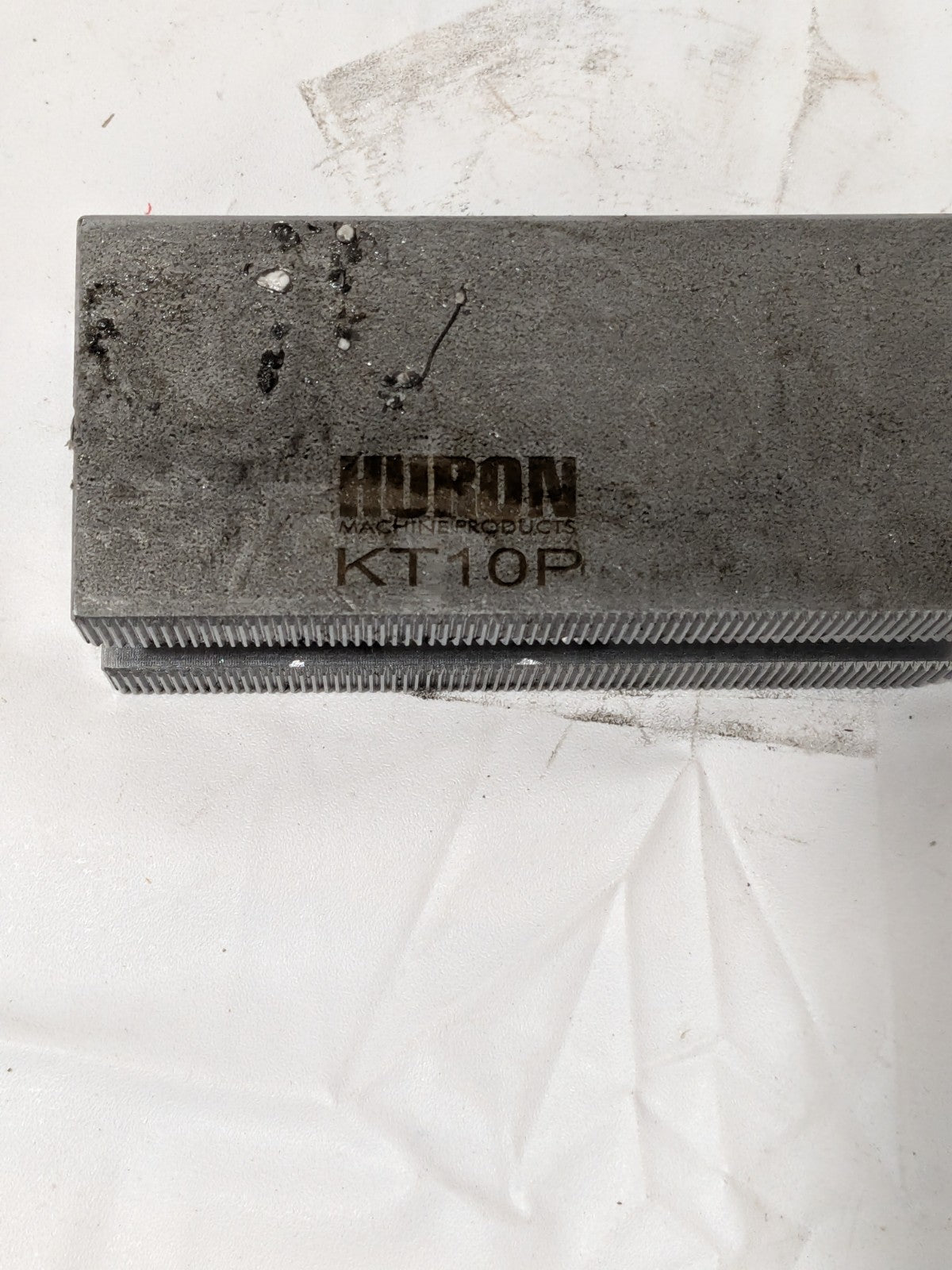 Huron Soft Lathe Chuck Jaw: Serrated 1-3/4" OAW, 2" OAH, 4-3/4" OAL KT10P