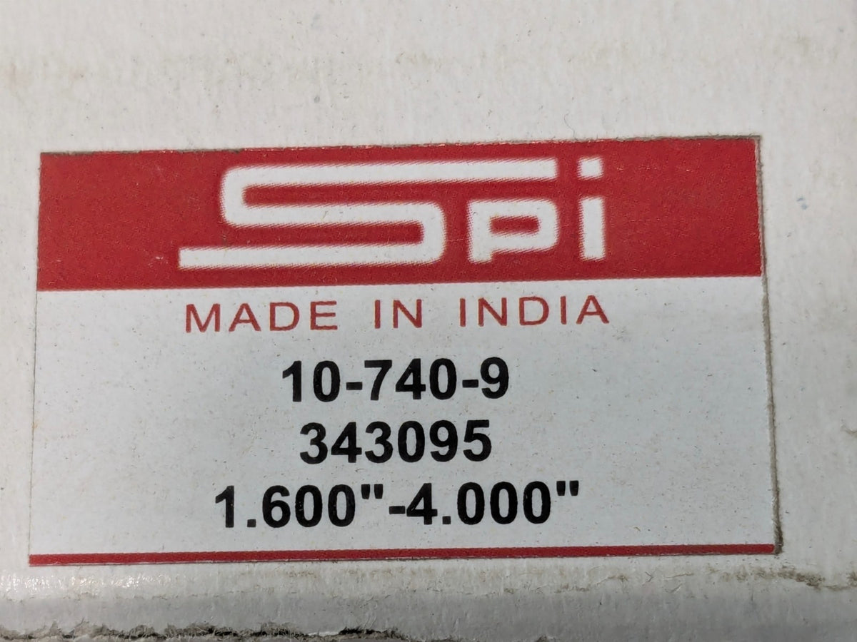 SPI Hole Mechanical Inside Micrometer Set 1.6 to 4" Range 10-740-9