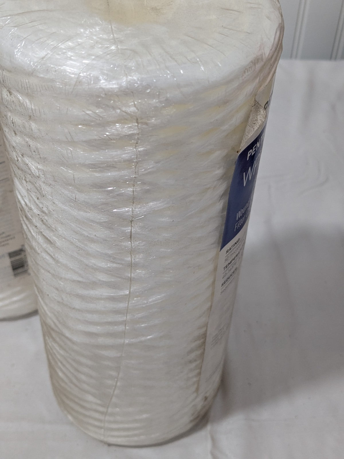 (4) Pentair Water Cartridge Filter: 4-1/2" OD, 9-7/8" L, 50 micron WPX50BB97P