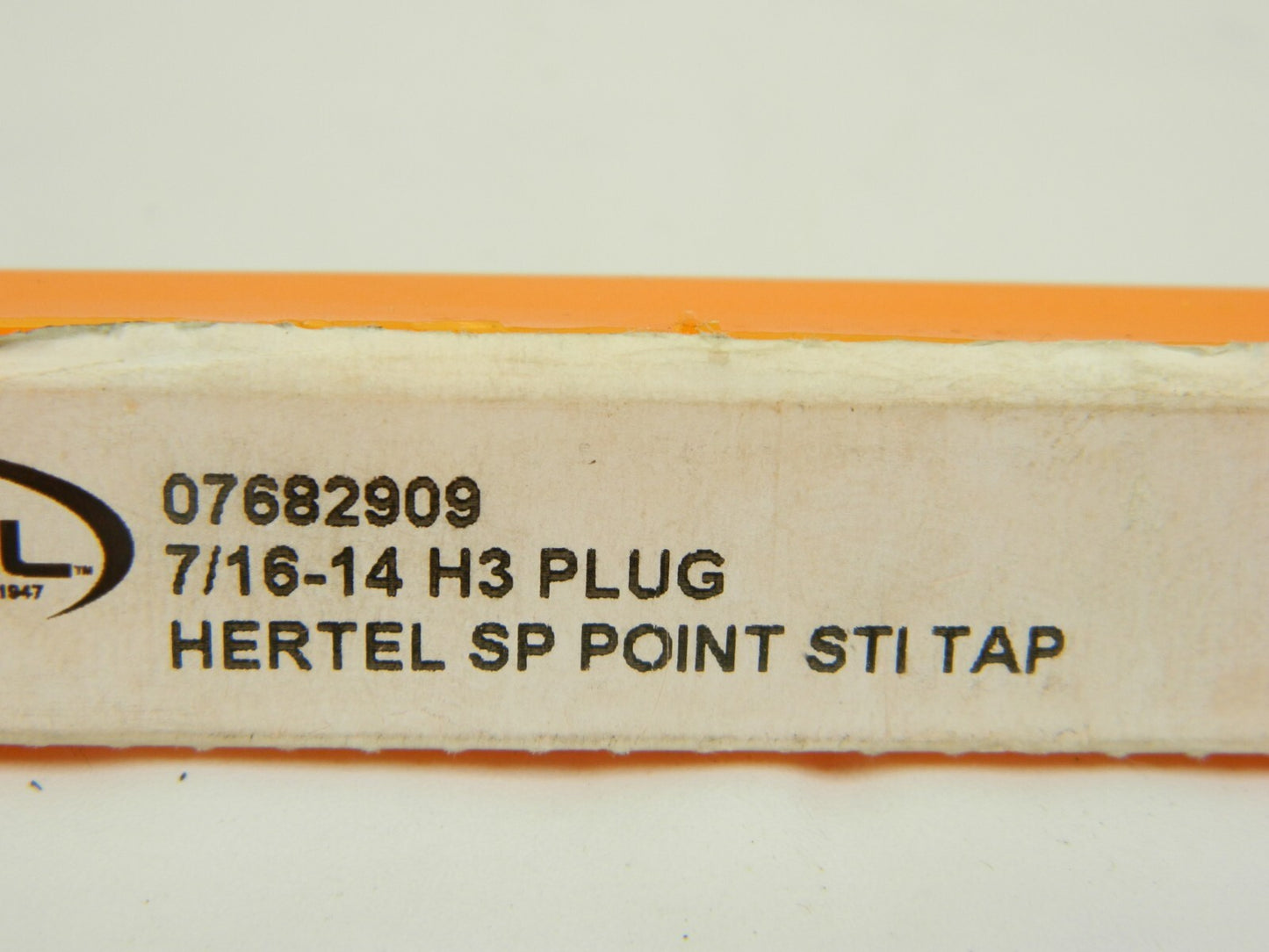 HERTEL HSS STI Tap 7/16-14 UNC, H3, 3 FL, Plug Chamfer, Bright Finish 07682909