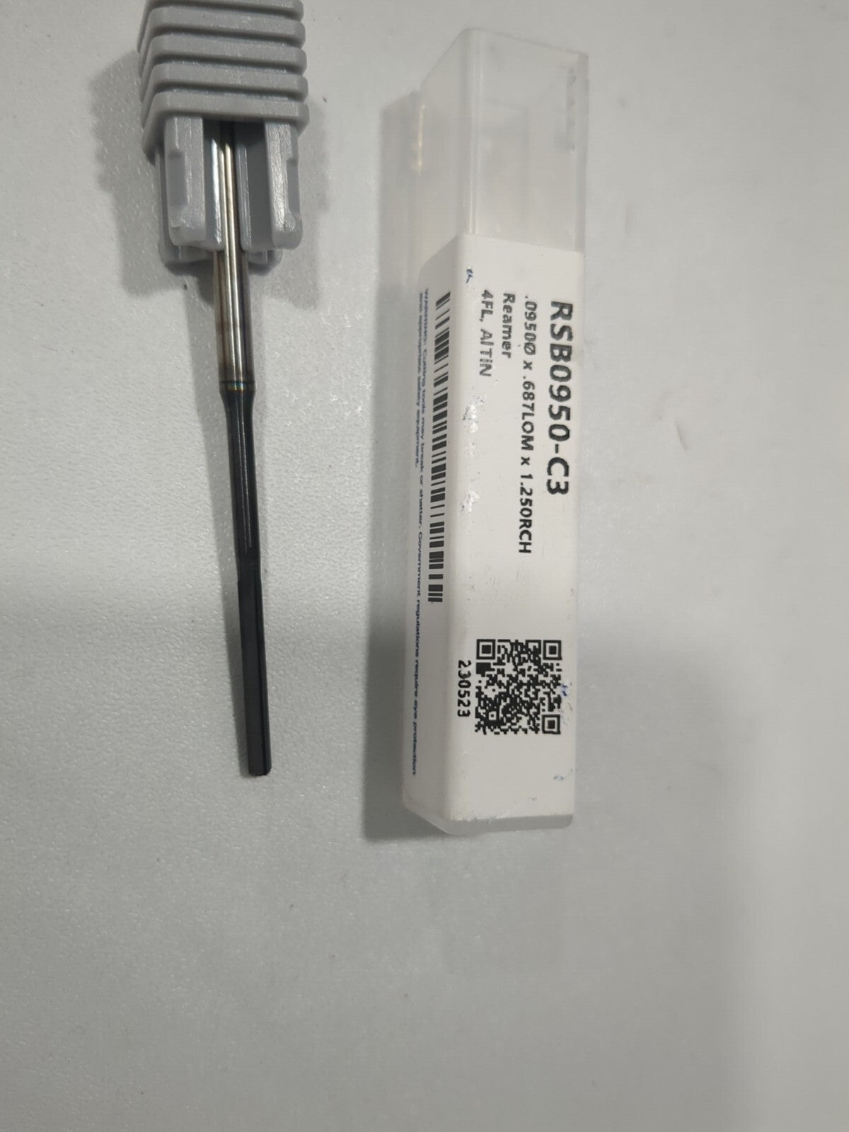 HARVEY TOOL Chucking Reamer0.0950"Dia StraightCylindricalShank Carbide RSB0950-C