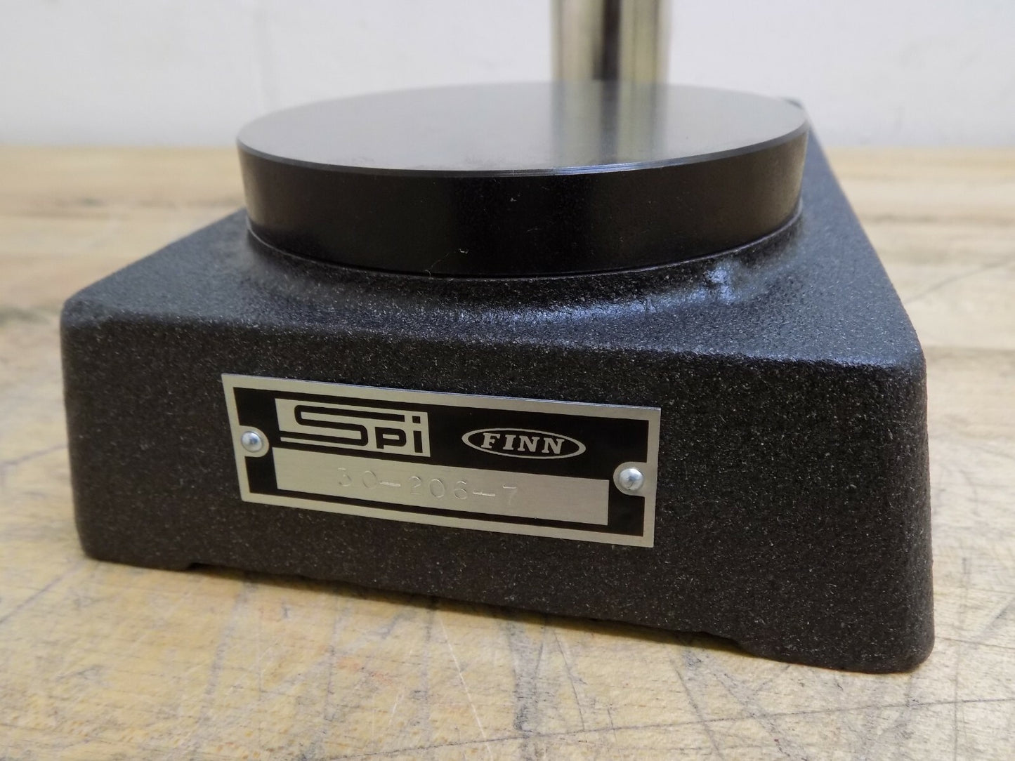 SPI Comparator Gage Stand 3-5/8" Flat Anvil 8" x 5" Meehanite Cas