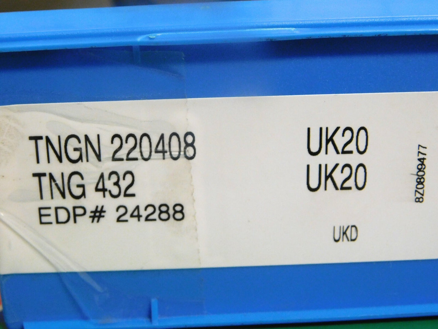 Valenite Carbide Turning Inserts TNG432 Grade-UK20 Box of 10 24288
