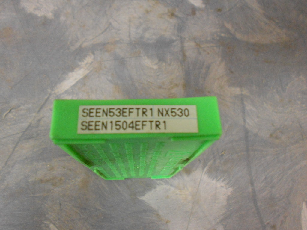 Mitsubishi Cermet Inserts SEEN53EFTR1 Grade NX530 Qty. 10 G293B7