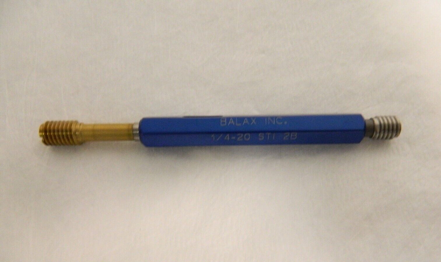 Balax 1/4-20 Thread HSS Class 2B Screw Thread Insert Go/No Go Gage 90520-000