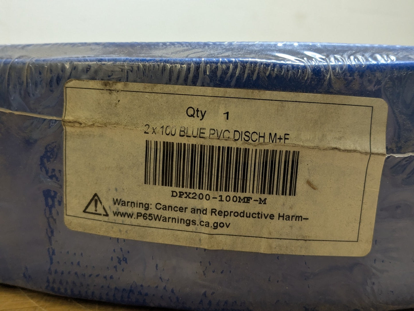 Alliance Hose & Rubber PVC Lay-Flat Discharge Hose 100 Ft x 2 In DPX200-100MF-M