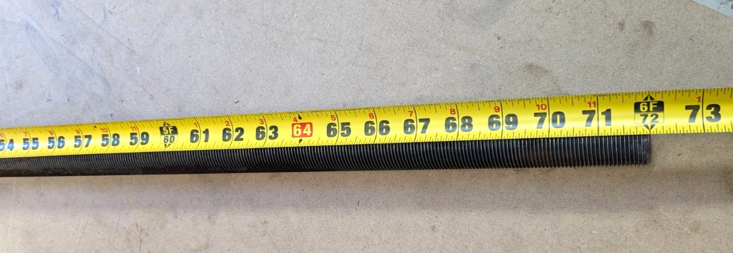 1.25"-12 x 72" General Purpose Threaded Rod UNC RH GR36 Low-Carbon Steel 21609