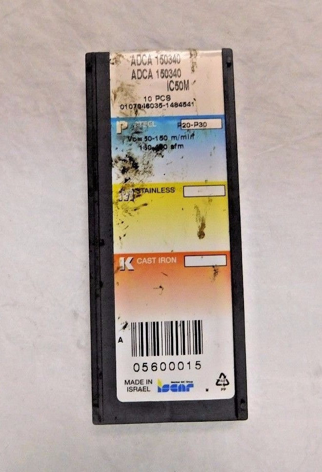 Iscar Carbide Milling Insert ADCA150340 Grade IC50M Qty 10 5600015