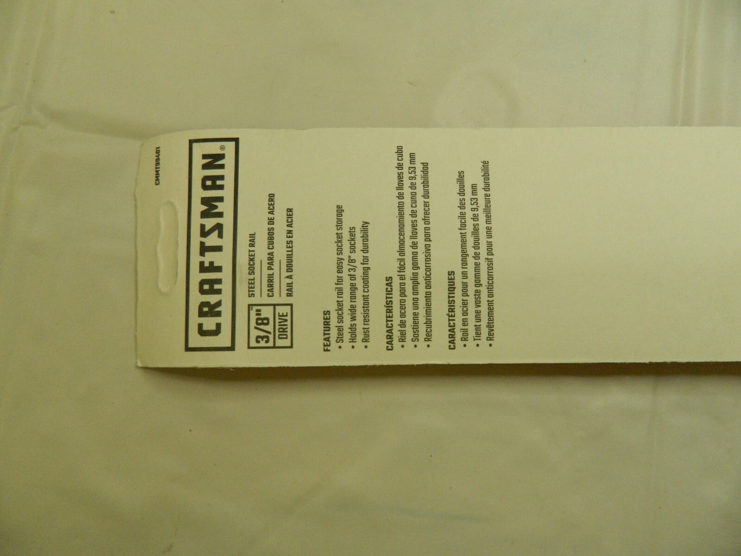 CRAFTSMAN qty 2 Socket Holders & Trays Drive Size: 3/8 in CMMT99401