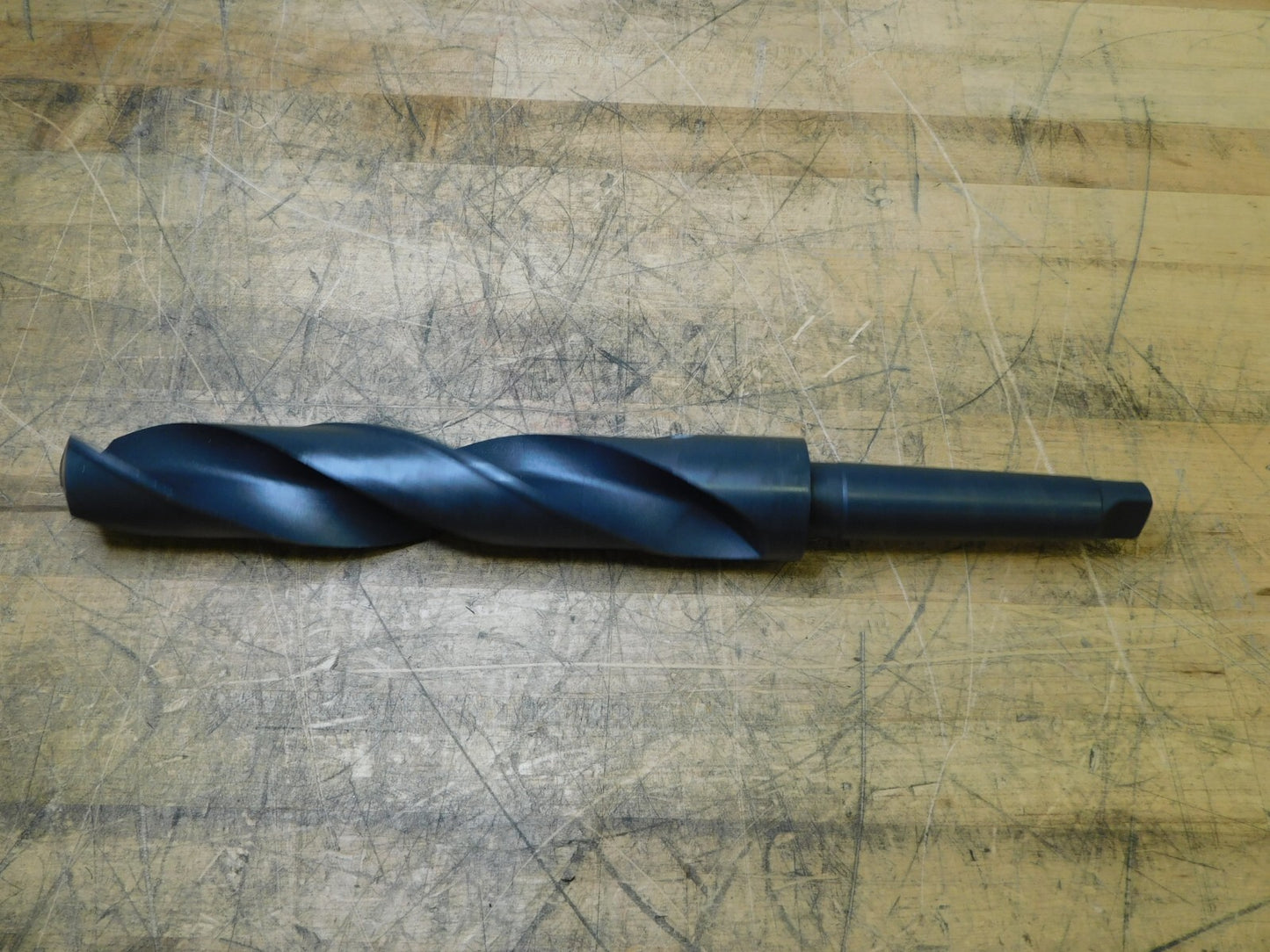 Pro-Grade Taper Shank Drill Bit 1-31/32" 5MT 118° Point HSS 89324040
