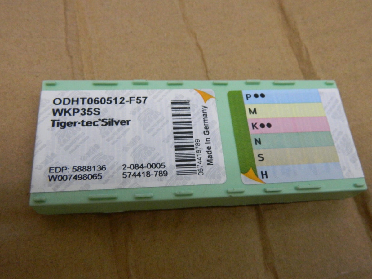 WALTER ODHT060512F57 WKP35S Carbide Milling Inserts QTY 10 5888136