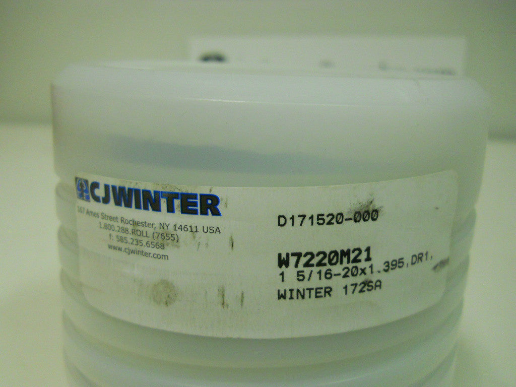CJ Winter 1-5/16-20x1.395 DR1 Thread Rolls for 172SSA Head W7220M21