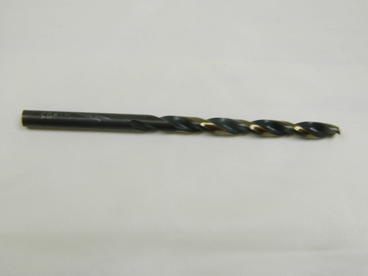 High Speed Steel Jobber Length Drill Bit: 0.1875 Dia, 135 ° Qty 24 C87745-12