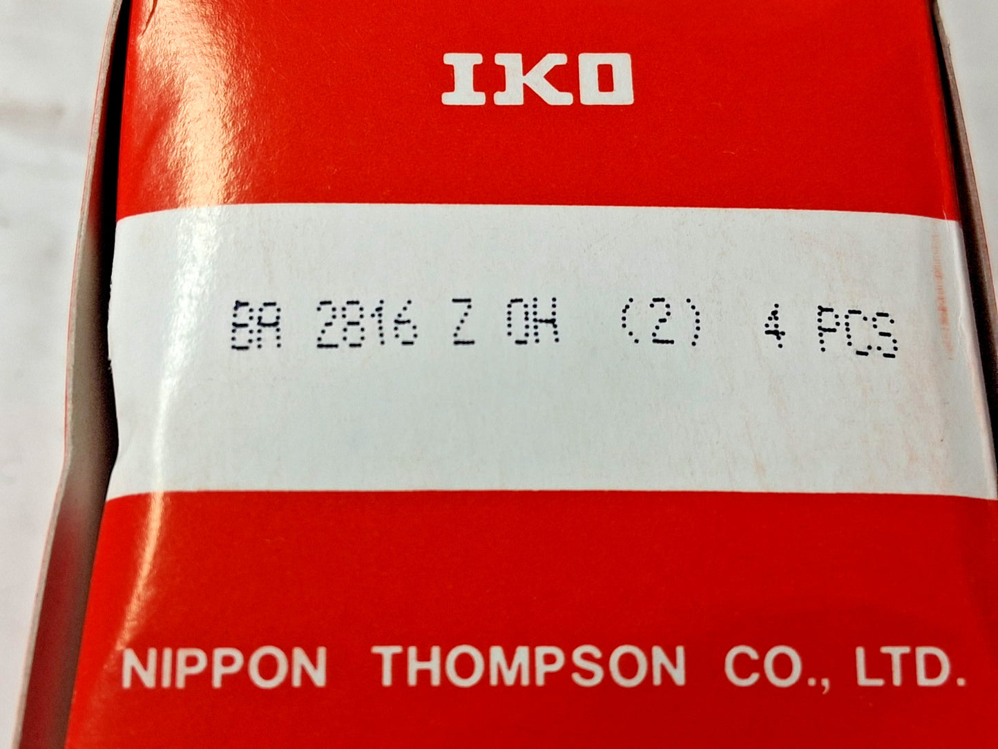 IKO Needle Roller Bearings QTY4 SCE2816 J2816 1-3/4 x 2-1/8 x1” BA2816 Z OH