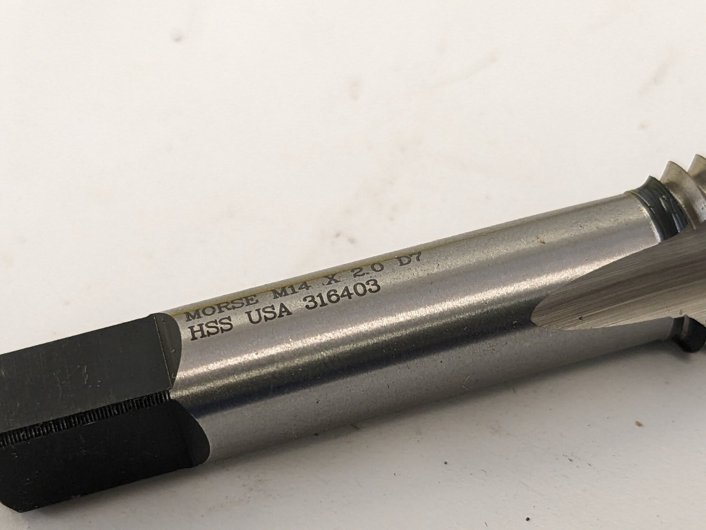 MORSE CUTTING TOOLS M14 x 2.00 Dia HSS Plug Spiral Point Tap 38512