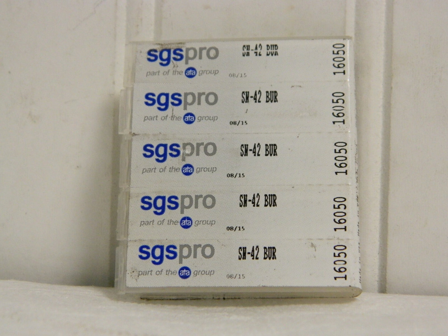 SGS Pro Inverted Cone Burr 1/8" Cut Diam 1/8" Shank Diam 10° Qty 5 160