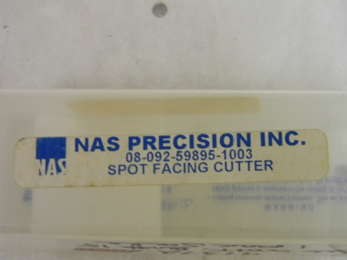 NAS Precision Carbide Spot Facing Cutter19.05mm-25.4mm x 91mm 08-092-59895-1003